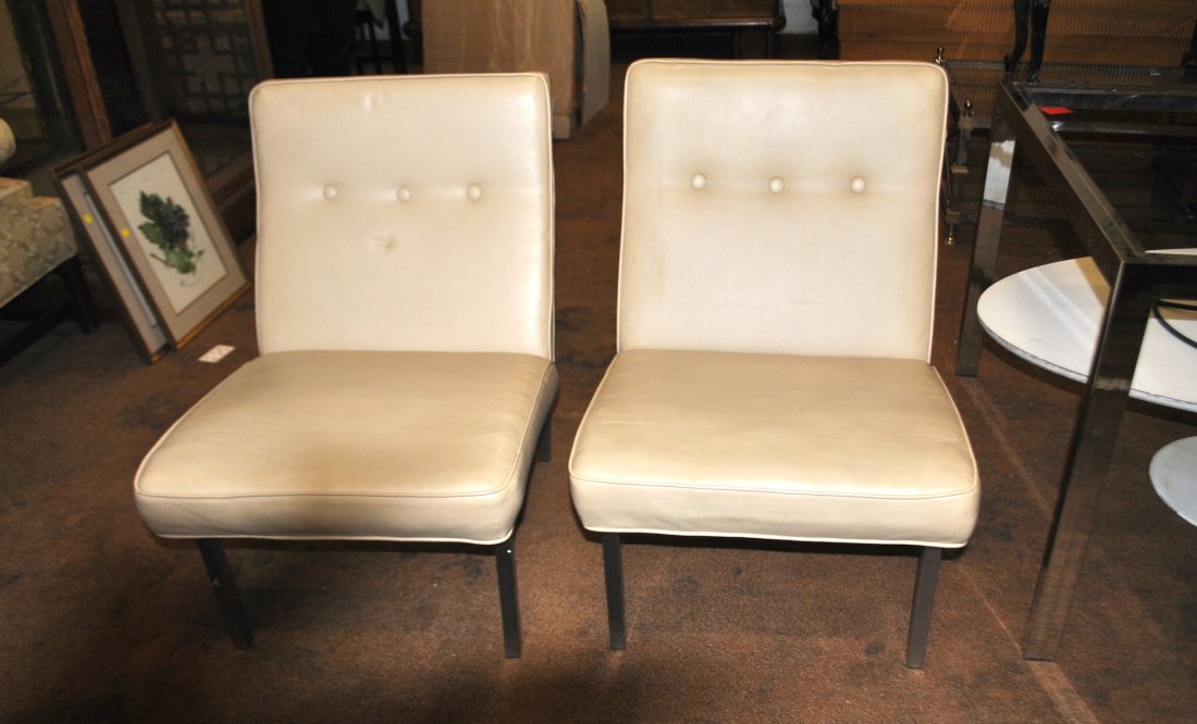Pair Knoll Slipper Chairs (1 of 2)