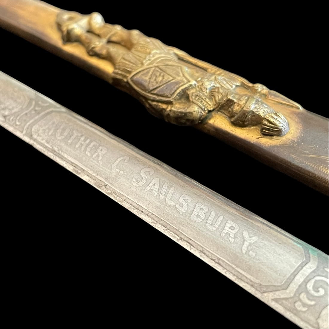 33rd Level Masonic Order Templat Sword & Sheath - 17