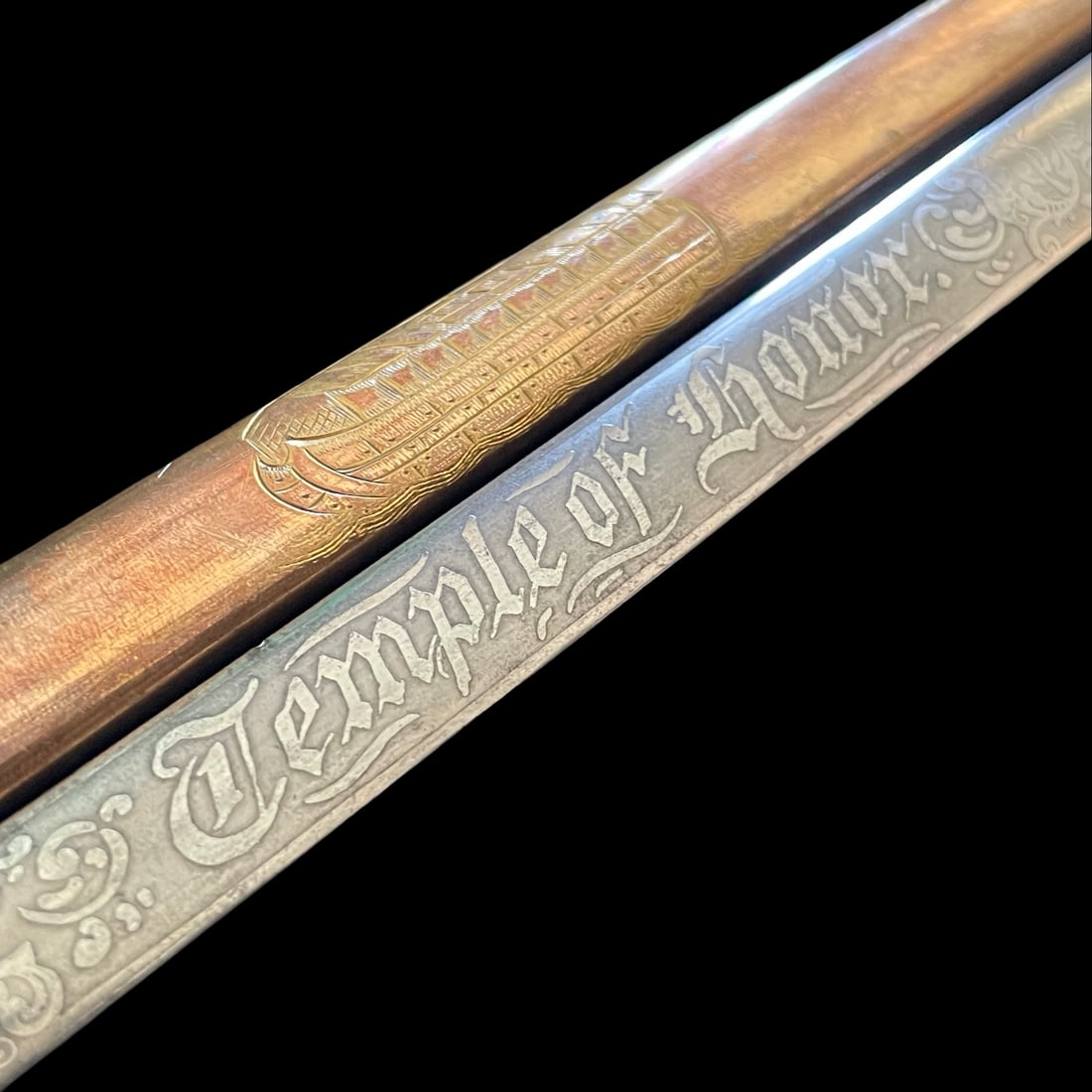 33rd Level Masonic Order Templat Sword & Sheath - 19