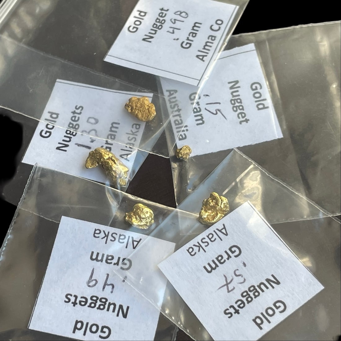 3.01 Grams total Pure 24k Gold Nuggets - 2