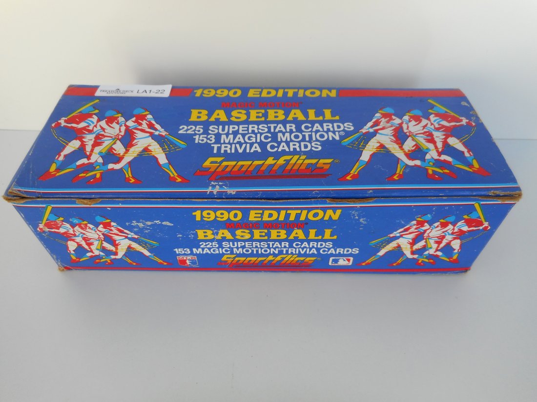 Sportflics Open Box, 1990 Edition Magic Motion Baseball Sports Cards, Superstar Cards (1 of 5)
