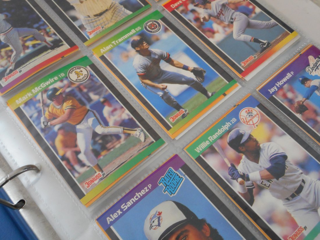 Binder of Assorted 1980s and 1990s Baseball Cards, MLB, Players and Stadiums (1 of 13)