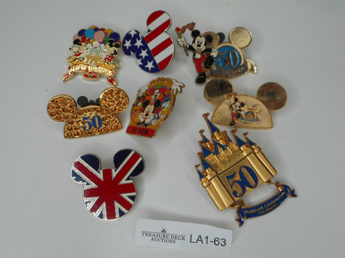 Walt Disney Pin collection - Mickey Mouse - 50th anniversary and others (1 of 5)