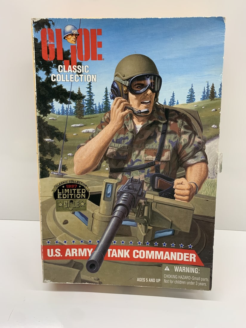 Vintage 1996 GI Joe US Army Tank Commander Toy, New In Box, flap-lid, Kenner Toys (1 of 7)