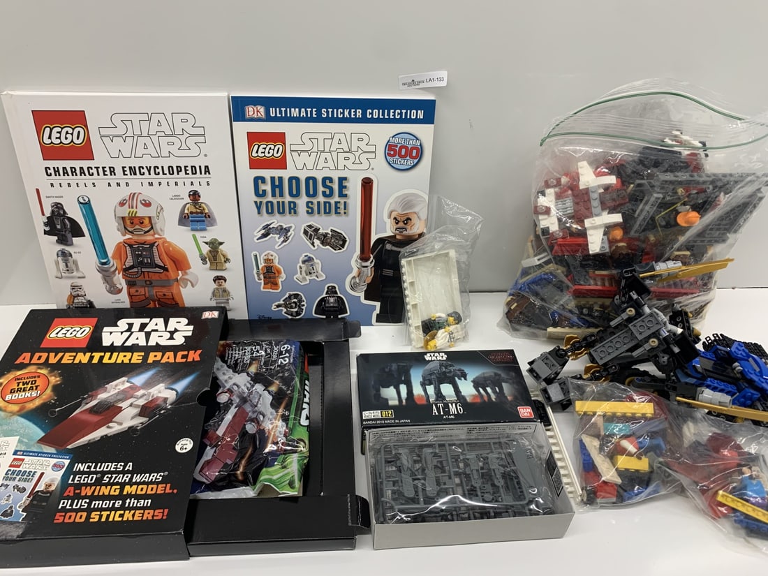 Assorted Legos / Starwars, Character Encylopedia, Sticker Collection, Model, misc. Legos w/figures (1 of 7)