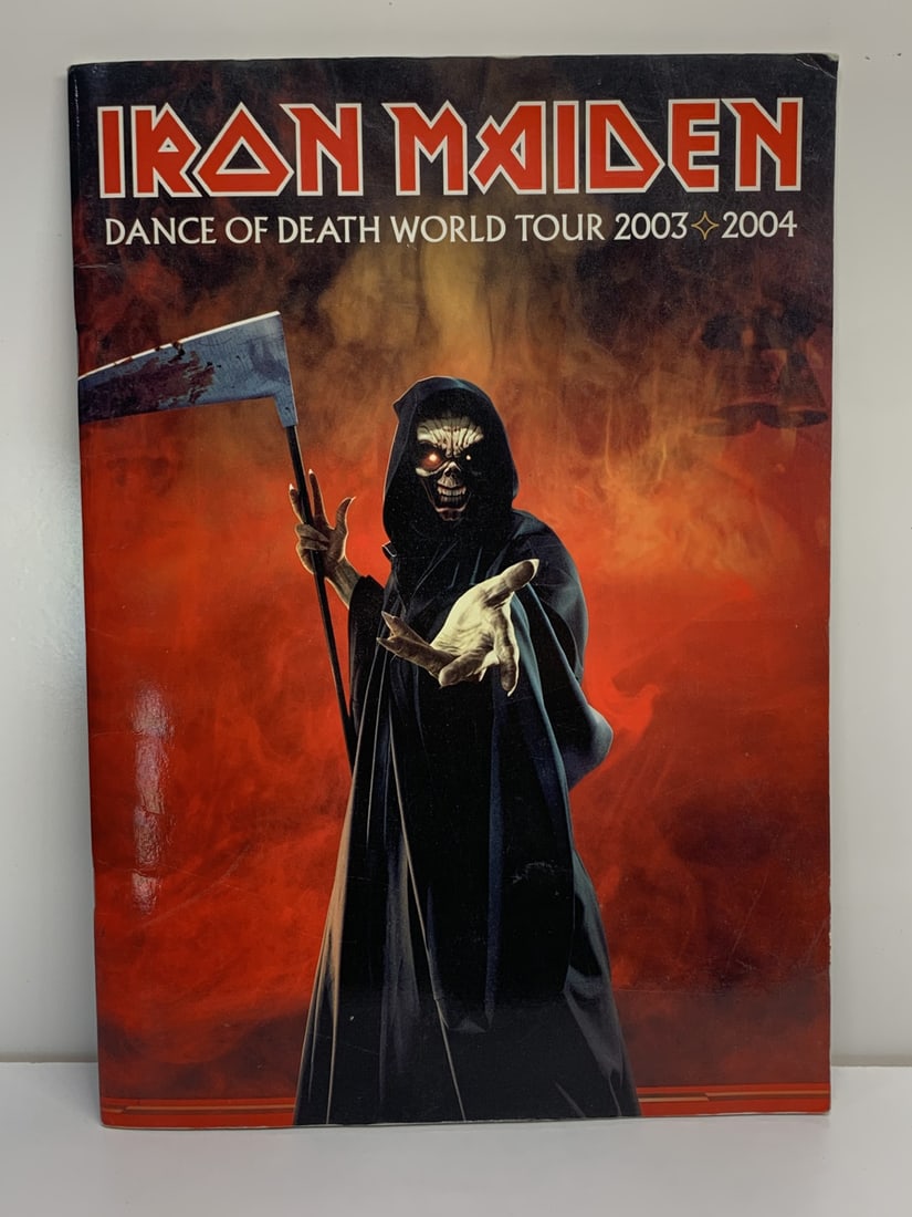 IRON MAIDEN Dance of Death World Tour 2003-2004 Paperback Program/ Photo and Info Book (1 of 4)