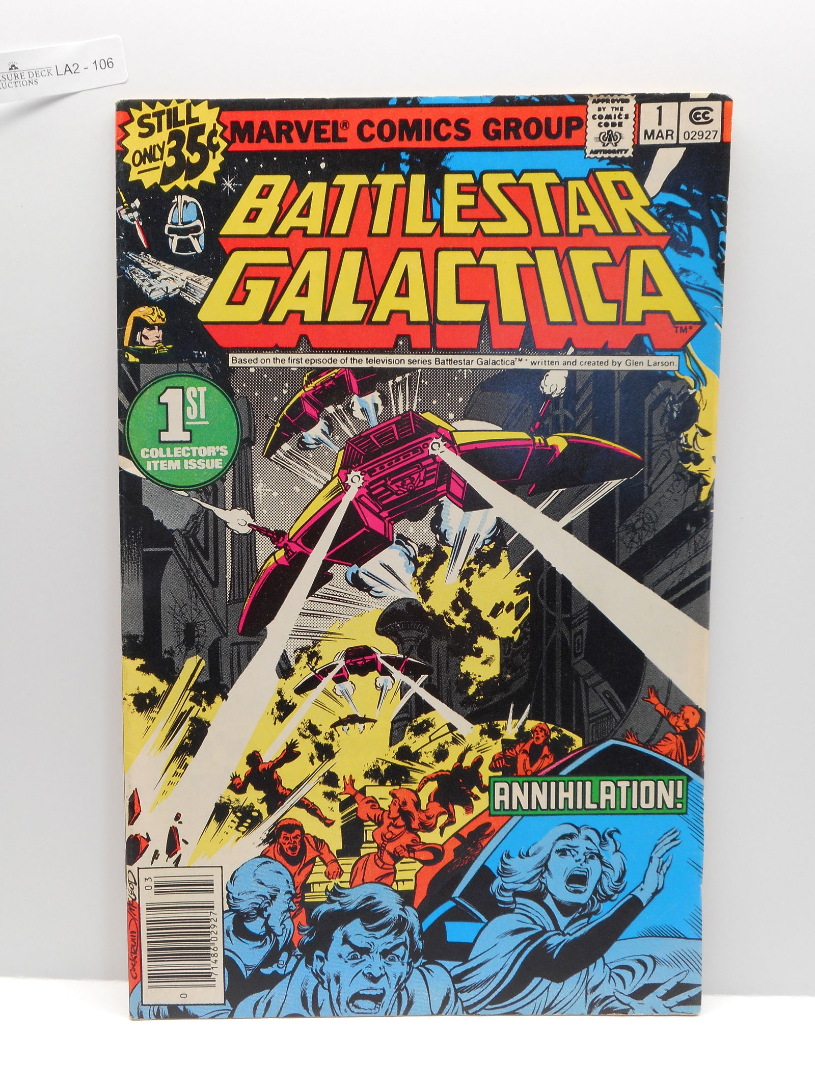 BATTLESTAR GALACTICA 1979 Marvel Comics, 1st Collector's Item Issue Comic Book (1 of 4)