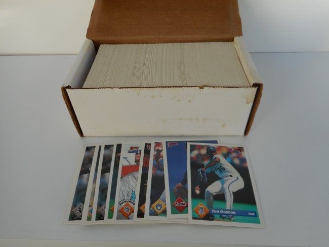 1990s Baseball cards, MLB Sports Trading Cards, Stored in box shown (1 of 4)