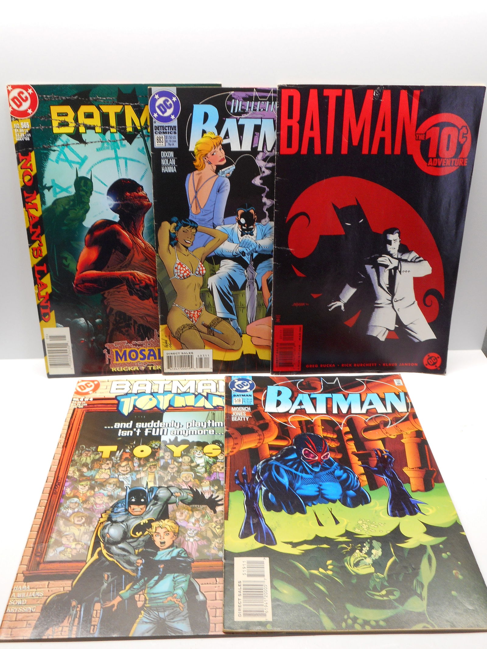 5 x Vintage DC Comic Books - BATMAN, Late 90's, Early 2000's (1 of 3)