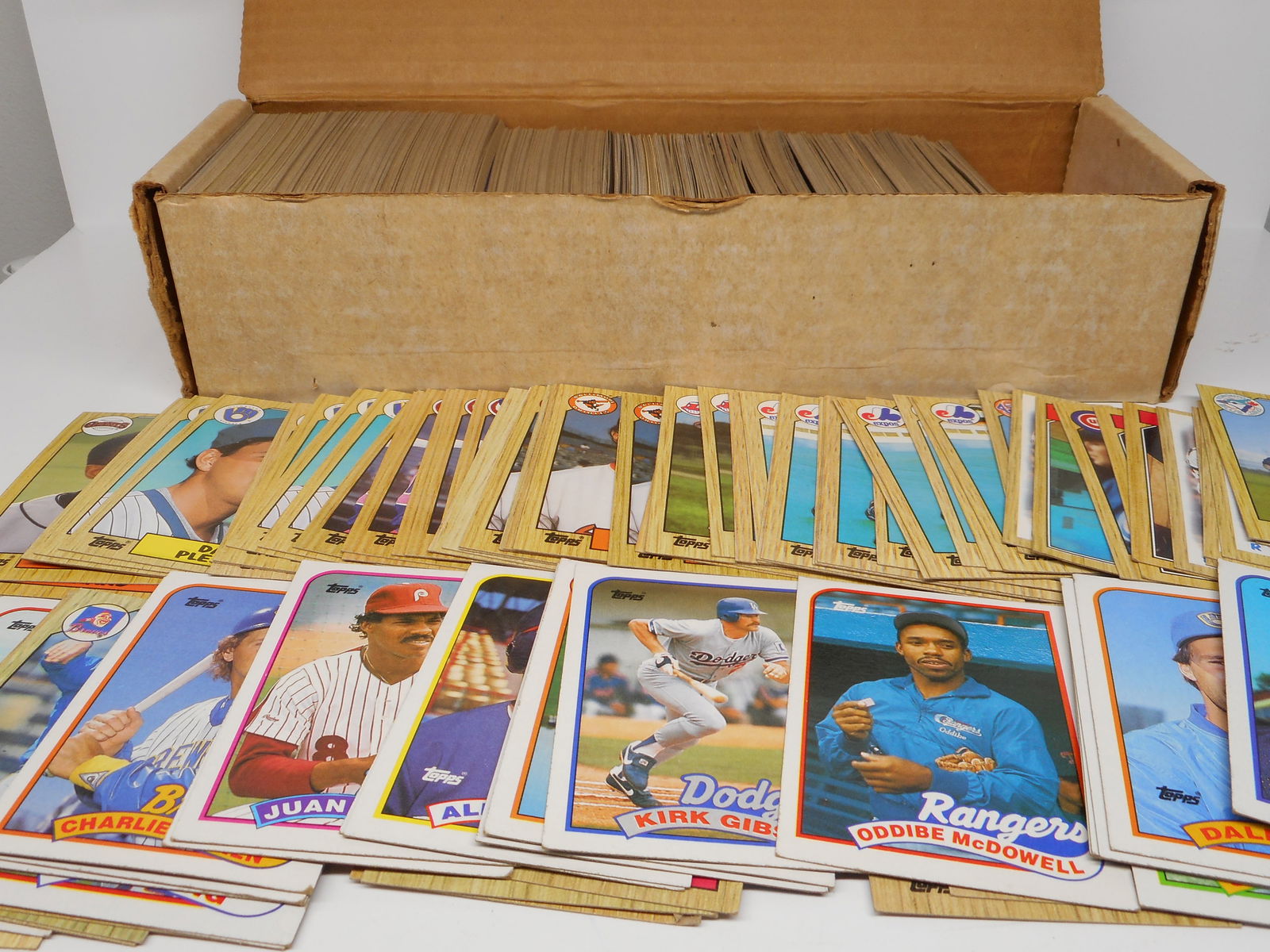 Collection of Assorted Baseball Cards from 1980s, Mostly Topps, Stored in box as shown (1 of 4)