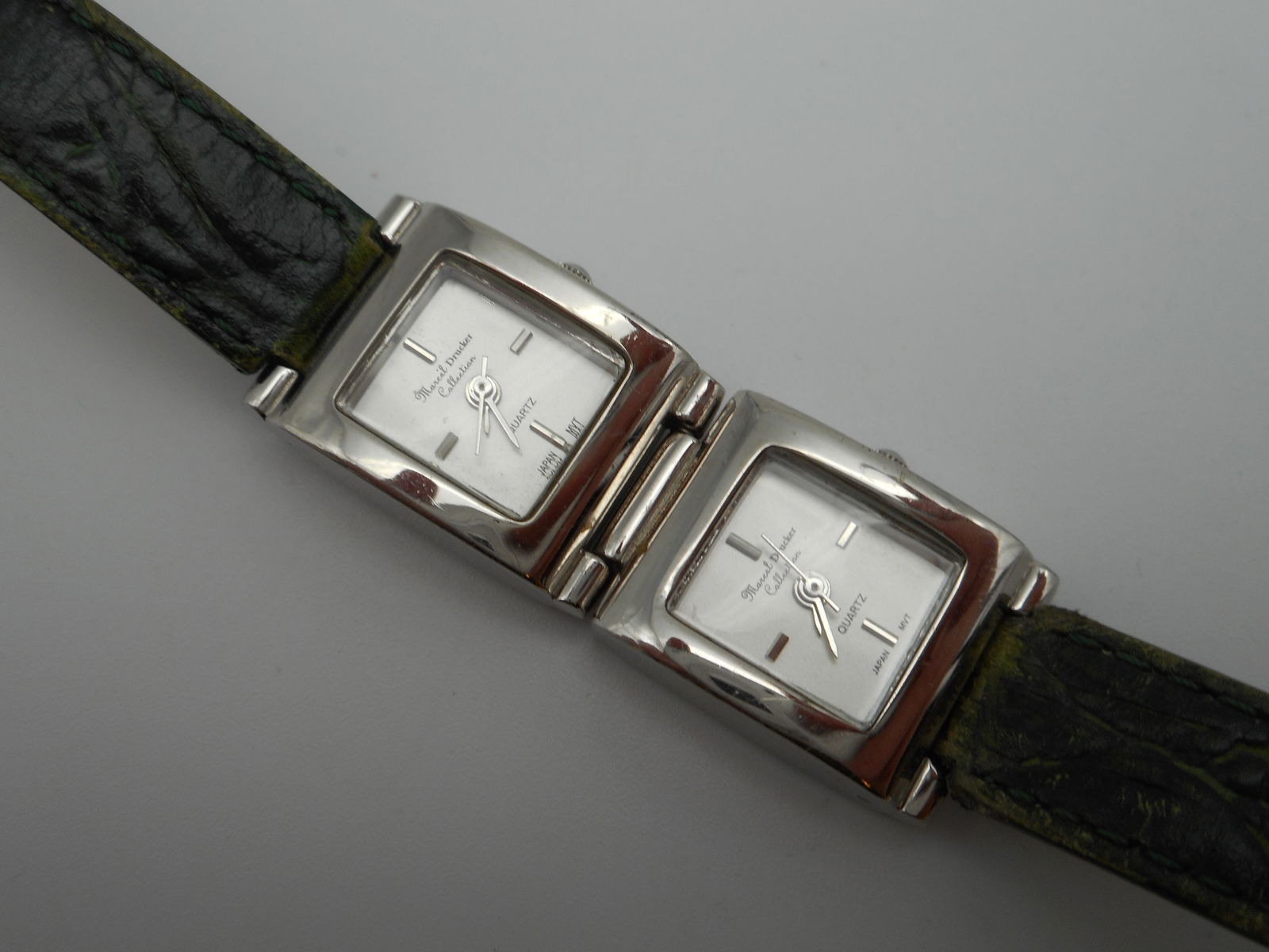 Rare Double-Face Marcel Drucker Collection Ladies Wrist Watch, Needs battery and new band (1 of 5)