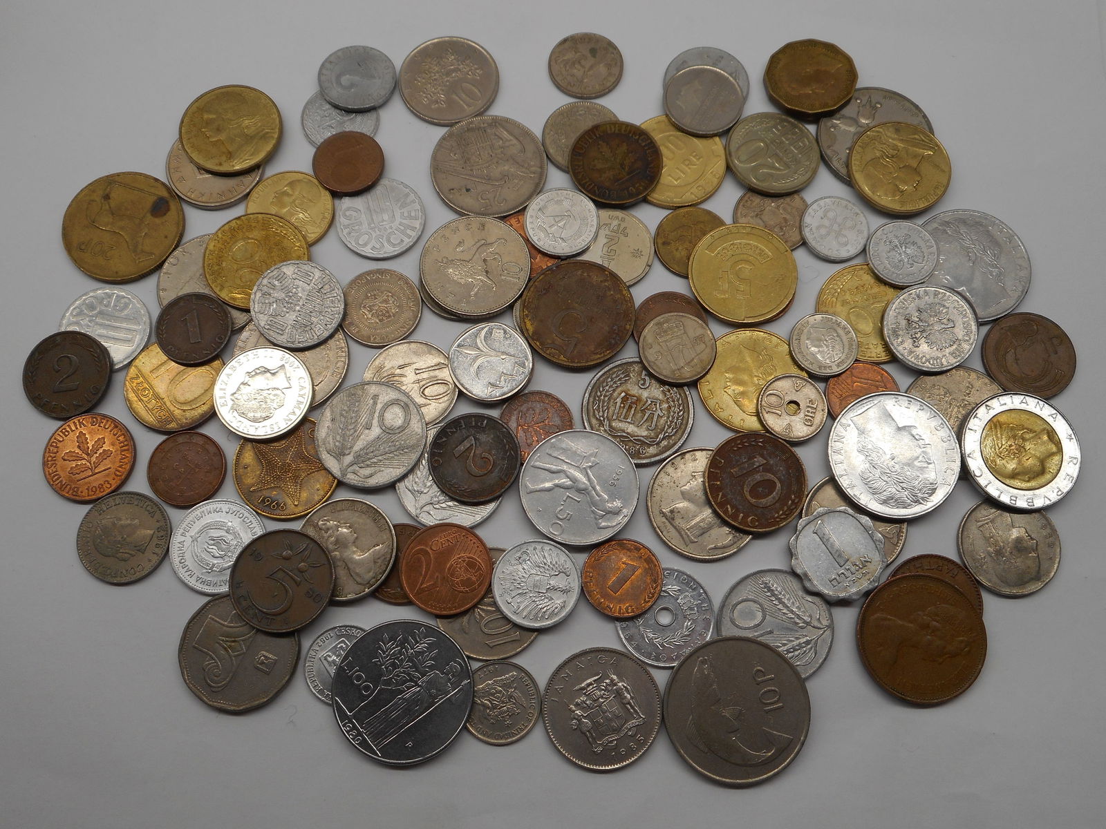 Lot of Mixed Foreign Coin Currency, For Collectible Purposes (1 of 5)