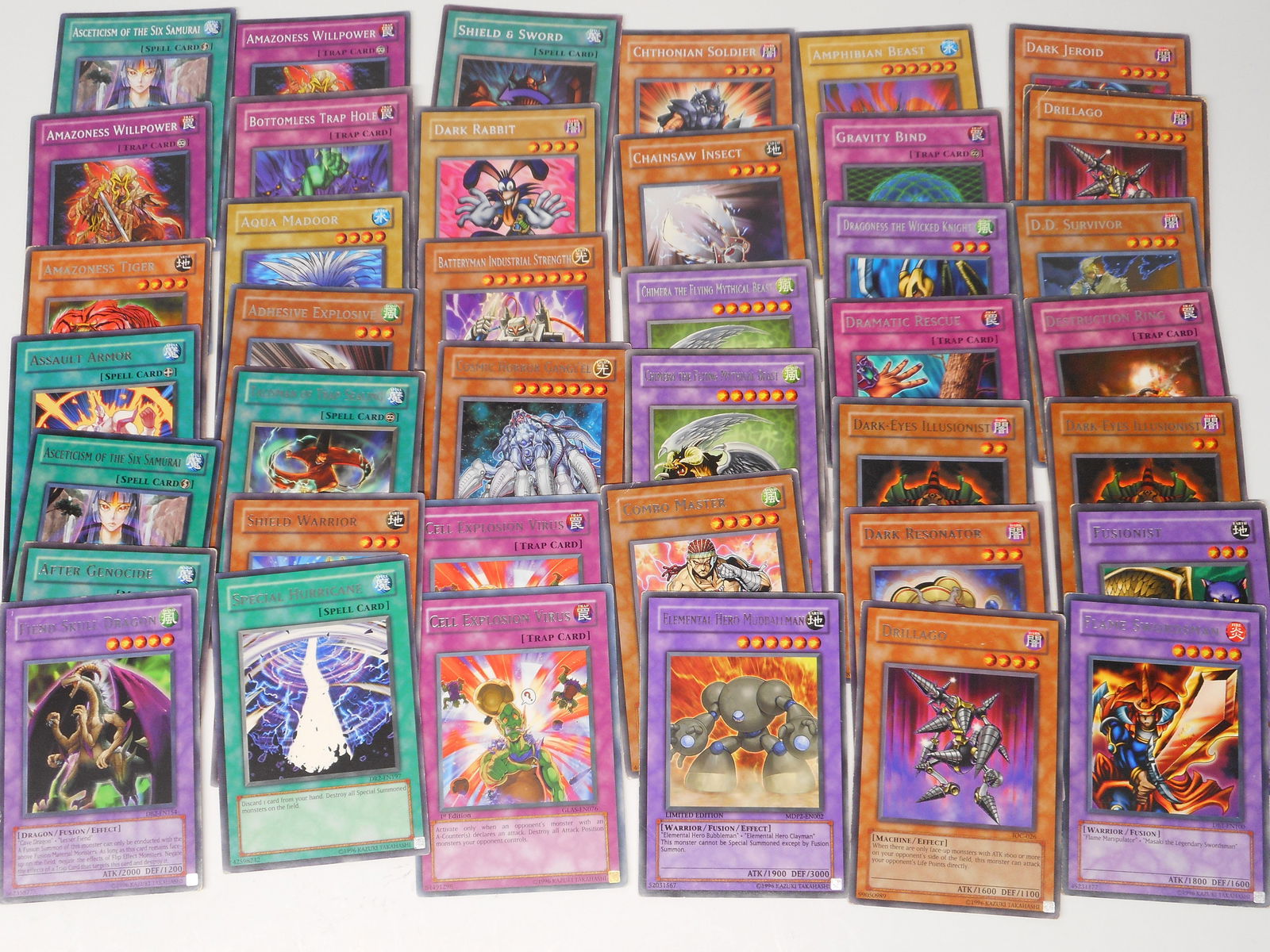 All Rare Vintage Yu-Gi-Oh! Cards, Trading Card Game, TCG, Names are Silver Foil (1 of 5)
