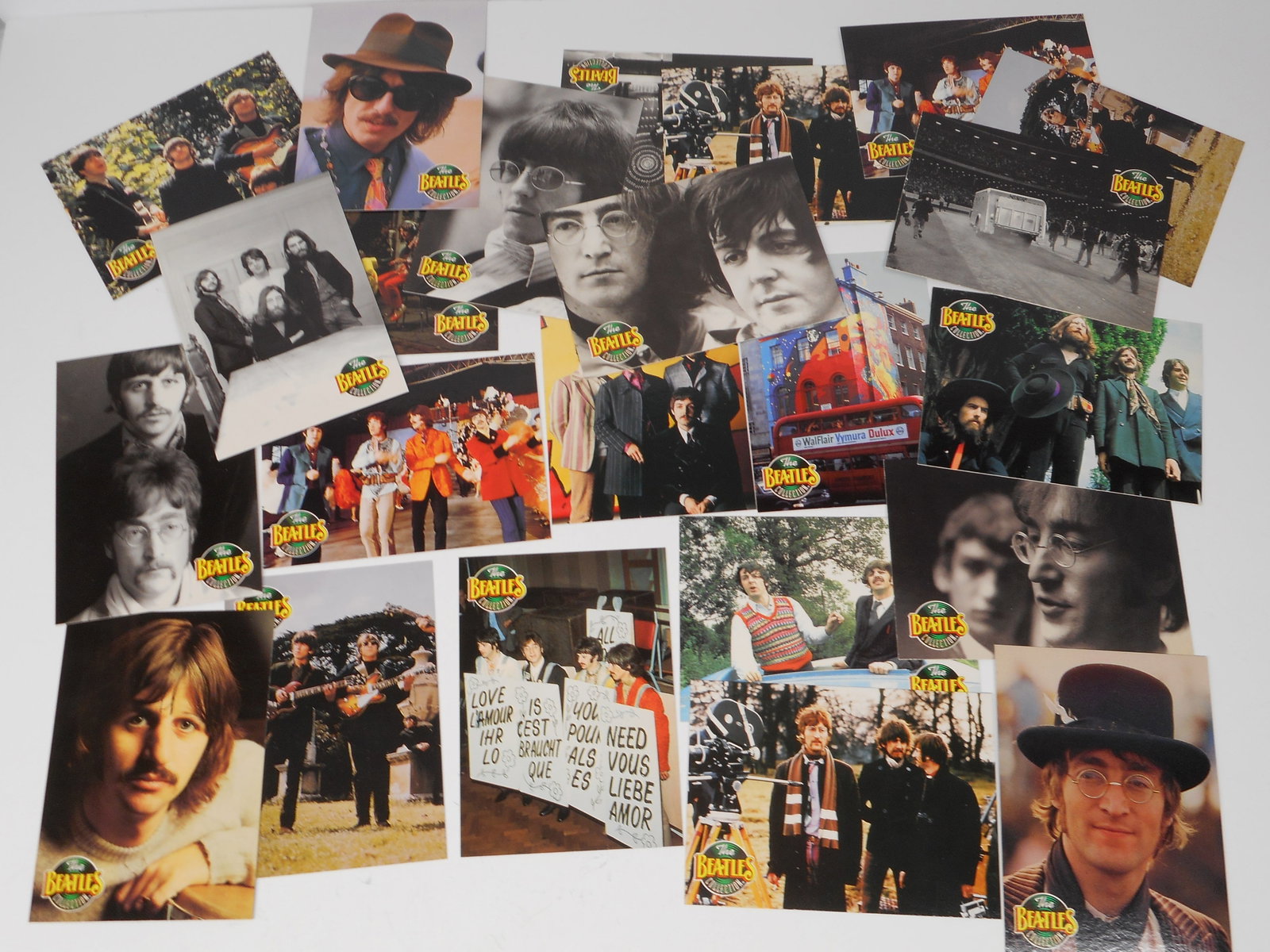 The BEATLES Collection - Glossy Trading Cards, 1993, Sharp Photos and Fun Facts: Bidding on this item will be indication that the Bidder acknowledges that they have read and agreed to the Terms and Conditions posted to this Auction