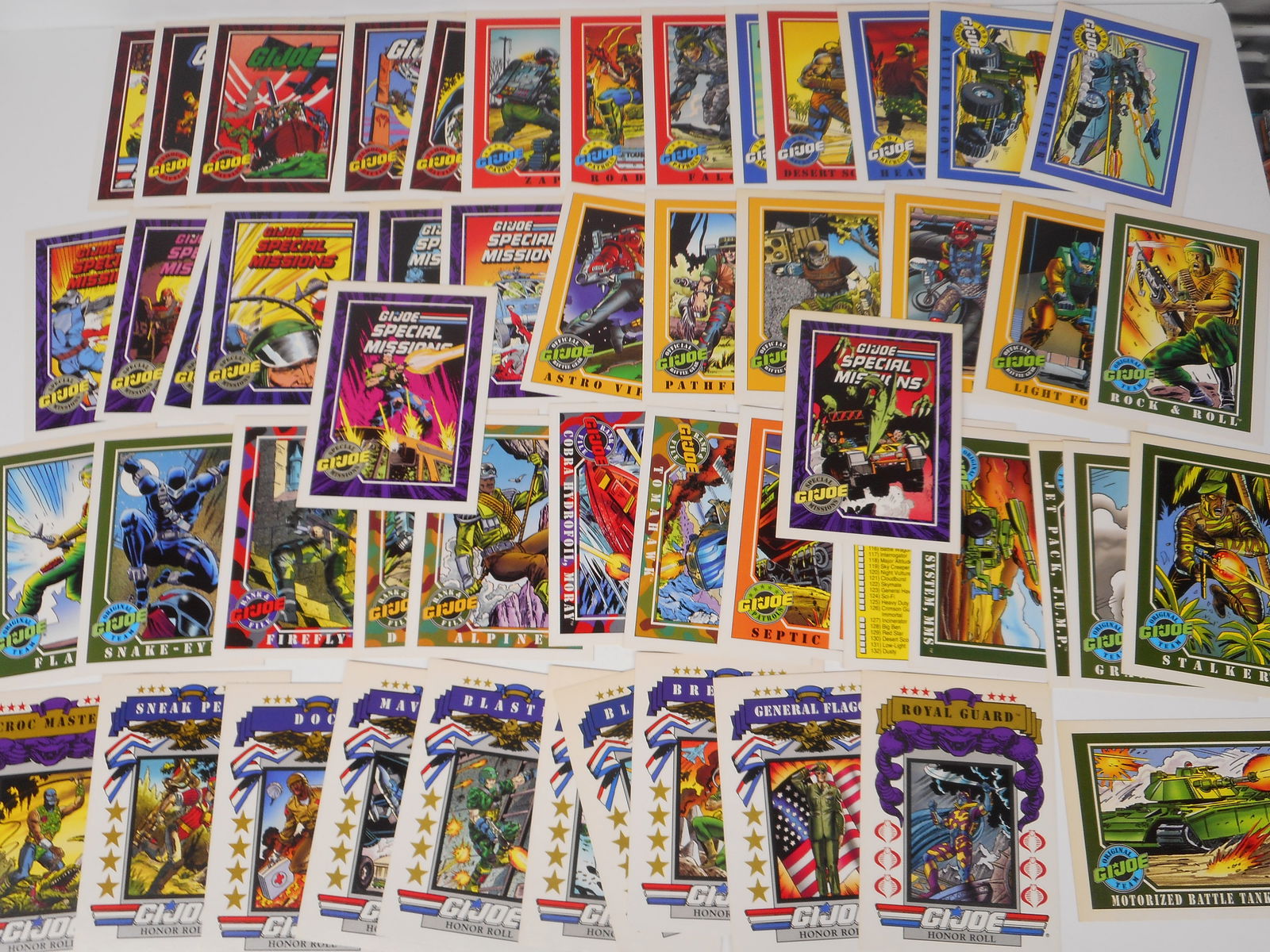 1991 GI JOE Trading Cards - Recruits, Patrols, Special Missions, Original Team and others (1 of 5)
