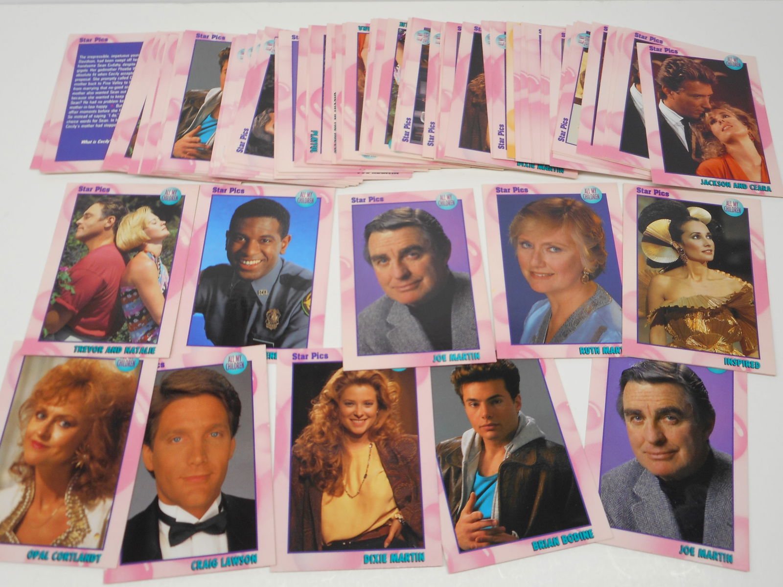 All My Children, ABC Soap Opera Star Pics, Inc. Collectible Cards, Character Photos and Trivia (1 of 5)