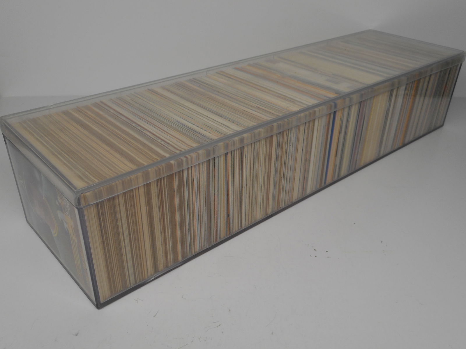 Assorted 1980s-2000s Baseball Trading Cards in Long Plastic Sleeve Box (1 of 2)