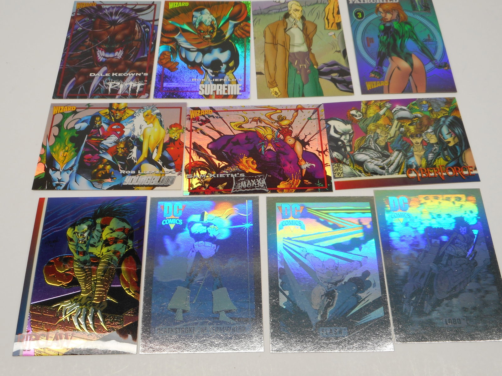 MAD MAX, DC and Other Holographic Comic book Art Cards: Bidding on this item will be indication that the Bidder acknowledges that they have read and agreed to the Terms and Conditions posted to this Auction