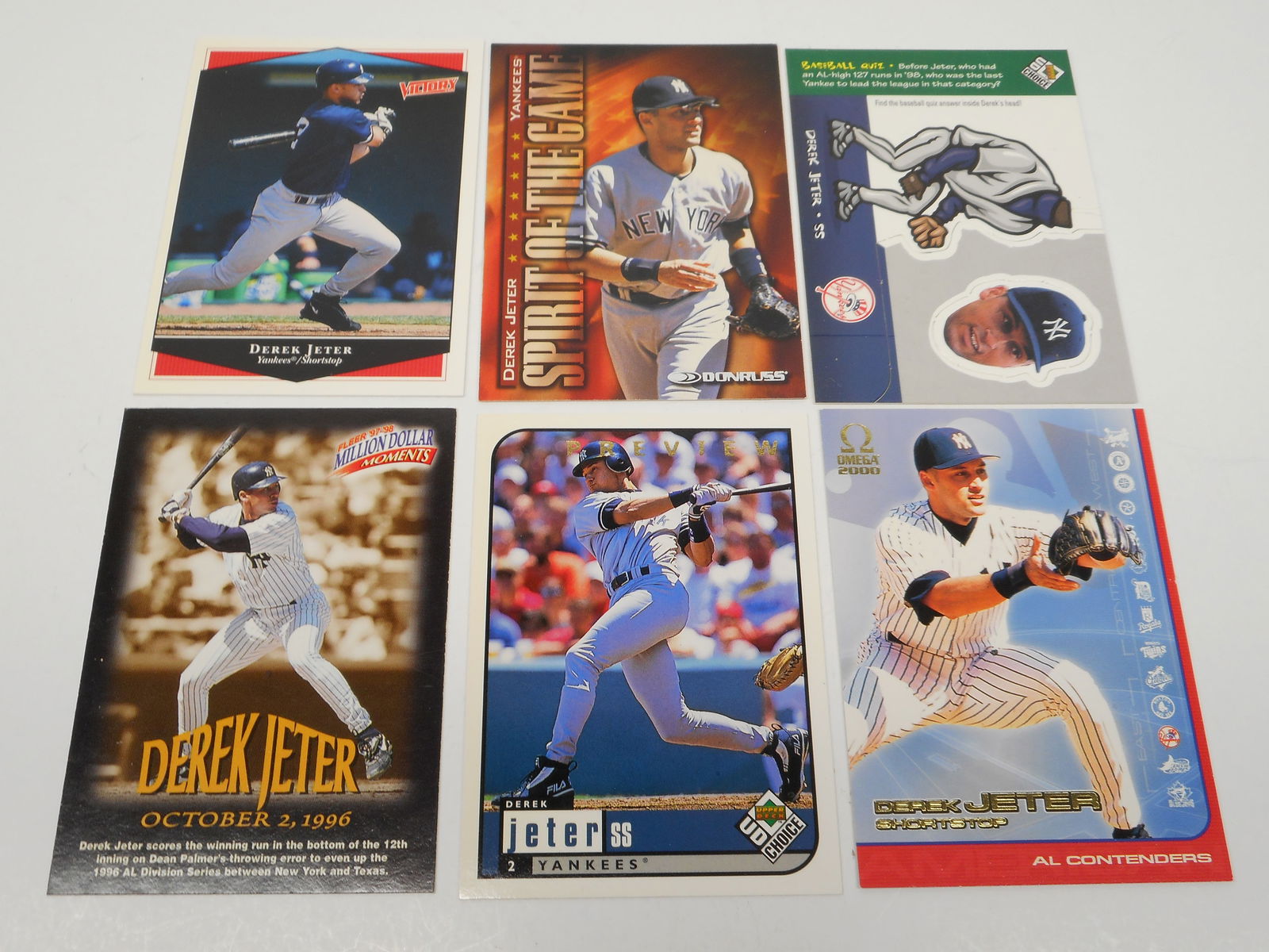 Collection of Derek Jeter Baseball Trading Cards (1 of 3)