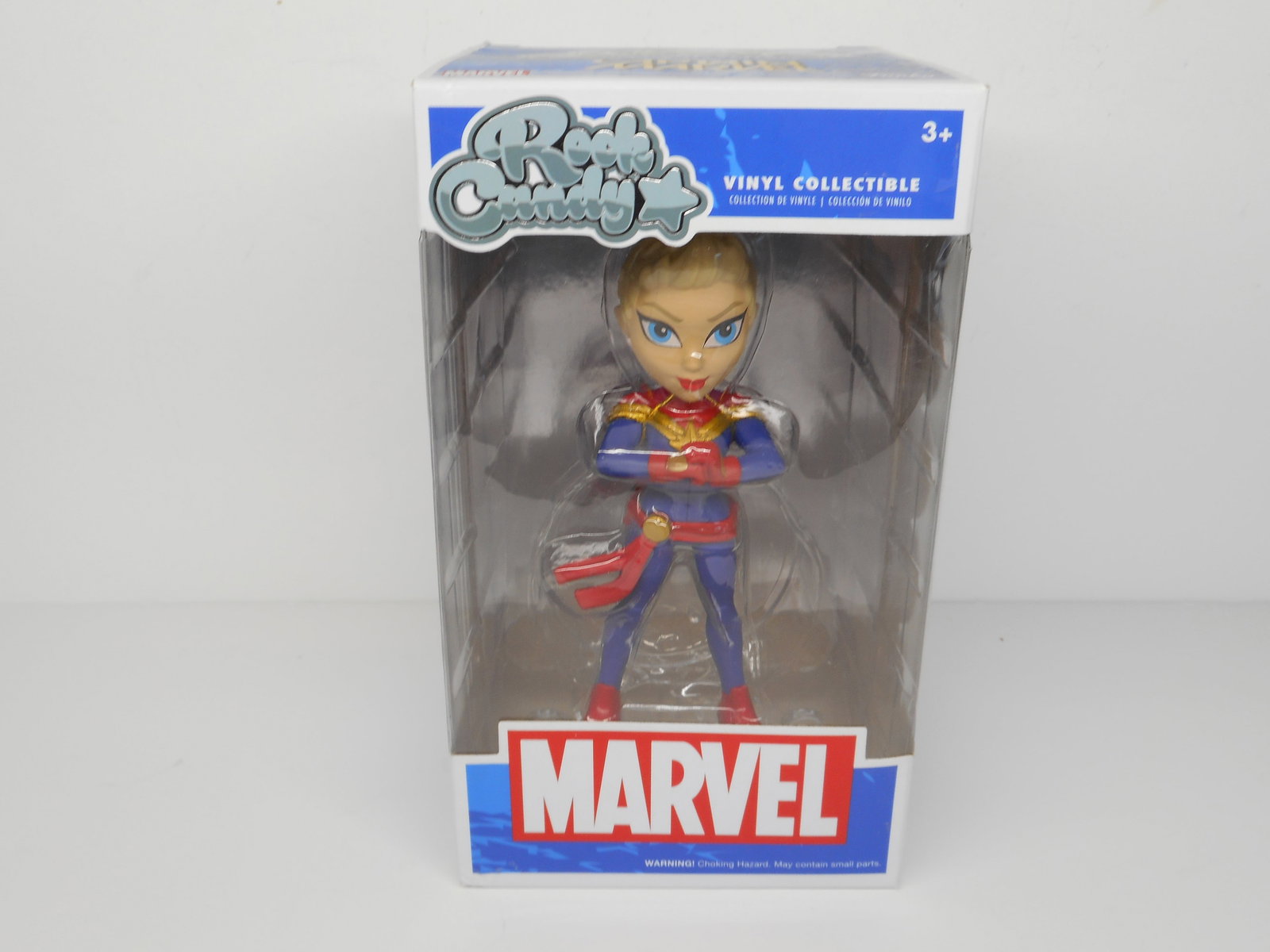 Funko Rock Candy Marvel Comics Captain Marvel 5-inch Vinyl Collectible Action Figure New in Box (1 of 3)