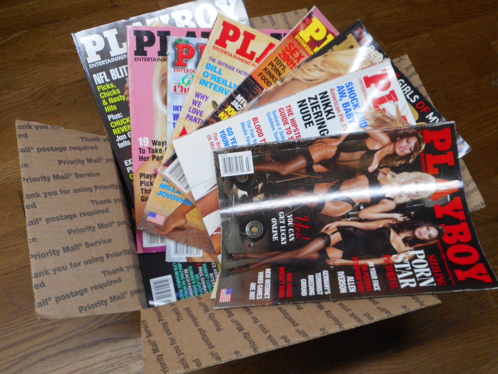 16 x Vintage Playboy Magazines, Early 2000s, Anna Nicole Smith, Torrie Wilson & more! (1 of 3)