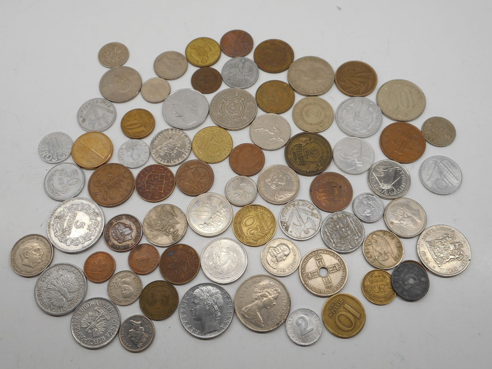 Lot of Mixed Foreign Coin Currency, For Collectible Purposes (1 of 5)