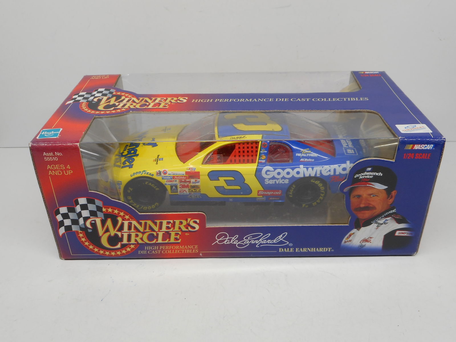 Dale Earnhardt #3 RaceCar Die Cast Collectible, 1/24 Scale, NASCAR Winner's Circle, New in Box (1 of 4)