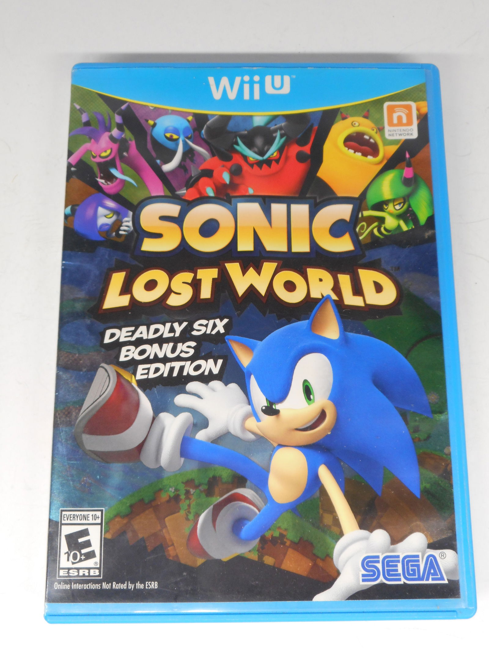 Nintendo Wii Game SONIC LOST WORLD by SEGA, Clean Disc in Case (1 of 3)