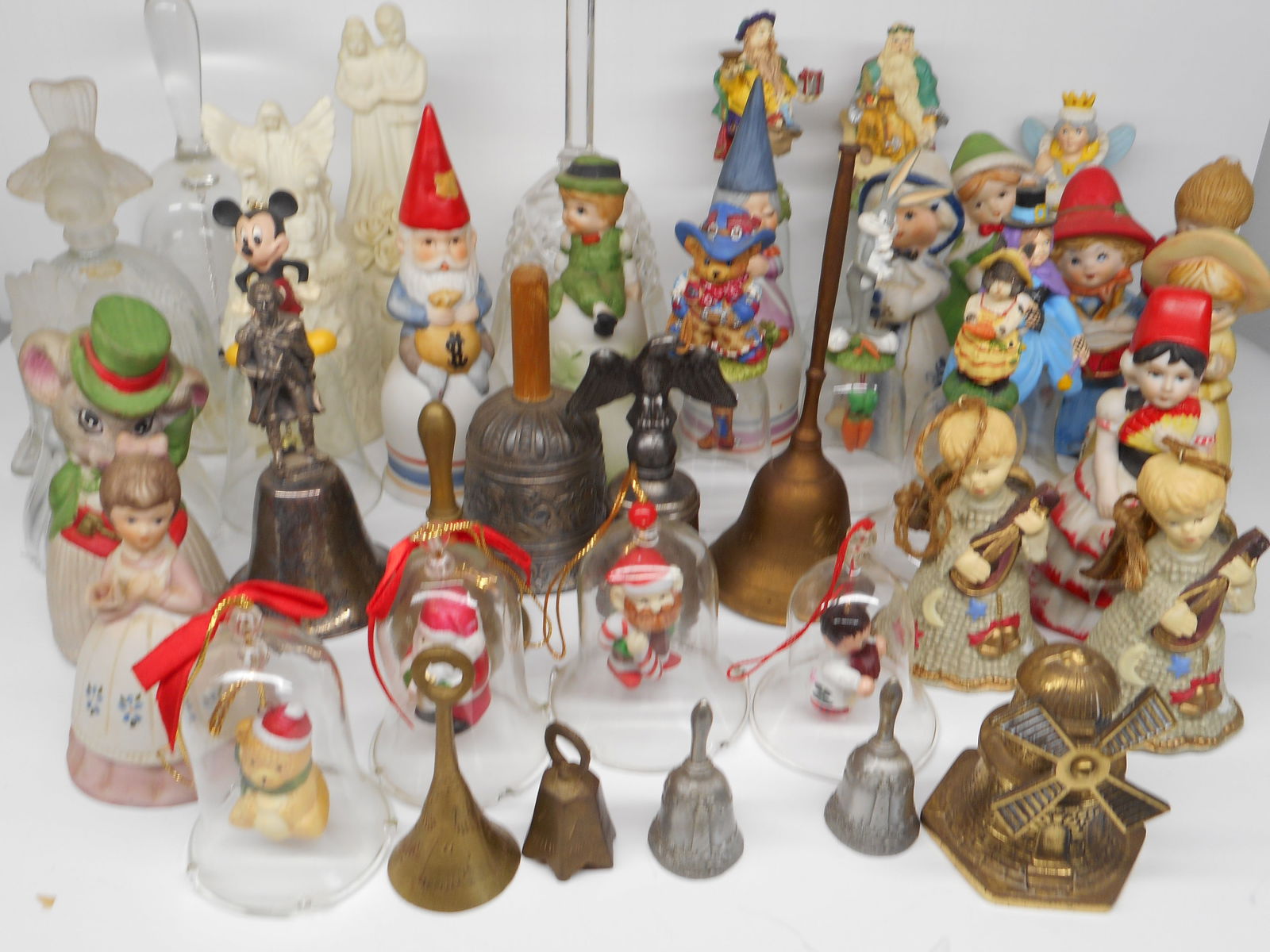 Massive Bell Collection - Characters, Shapes, Holidays, Patriotic, Religious - Metal, Glass, Ceramic (1 of 10)