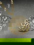 Turkish Flower Disc Cage-Style 1.25-inch Pendant on 16-inch Necklace, Both 925 and 14K Gold Filled