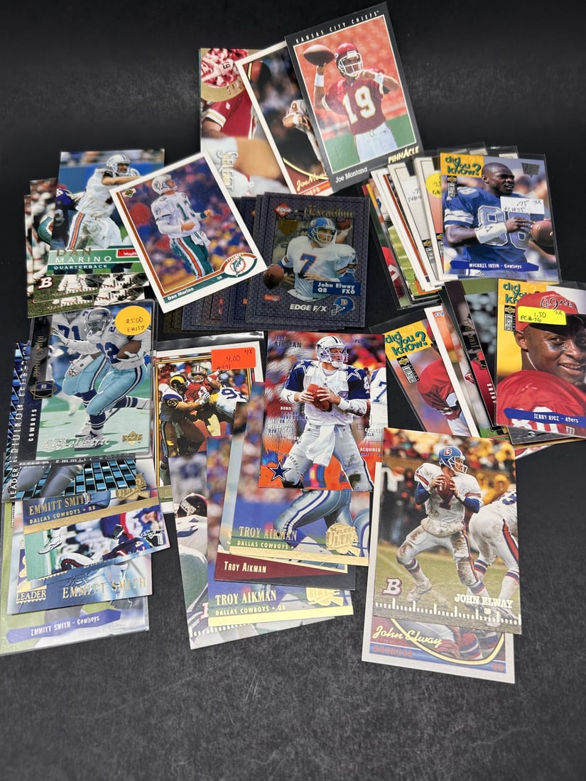 1994 Collectors Edge Excalibur Edge F/X and Other Football Trading Cards, NFL Collector Cards (1 of 6)