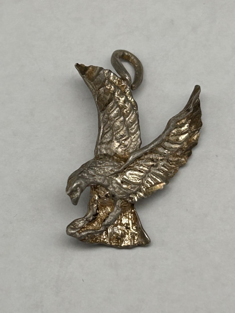 Flying Eagle Sterling Silver Pendant, Marked 825, 1-Inch (1 of 3)