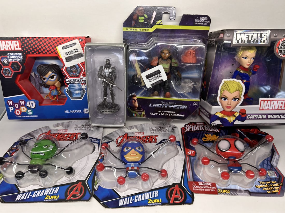 MARVEL & Disney Action Hero Toys and Figurines, New In Boxes, Wall Crawlers, Die-Cast & More (1 of 4)