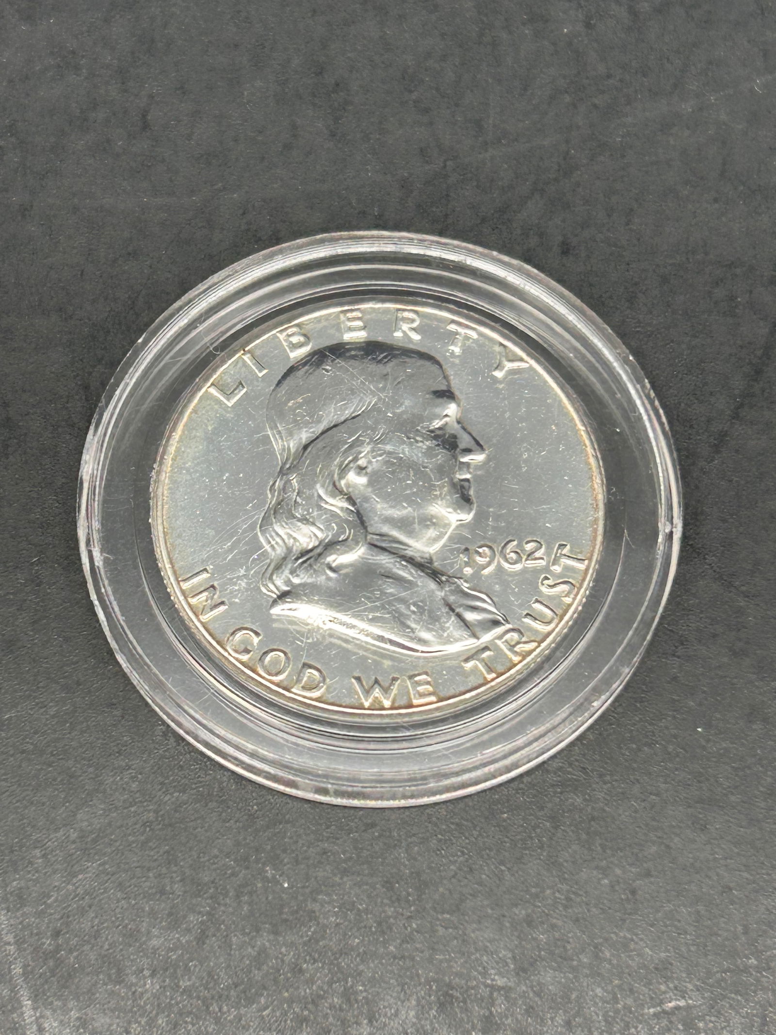 1962 Silver US Half Dollar Coin in Blister Case (1 of 3)