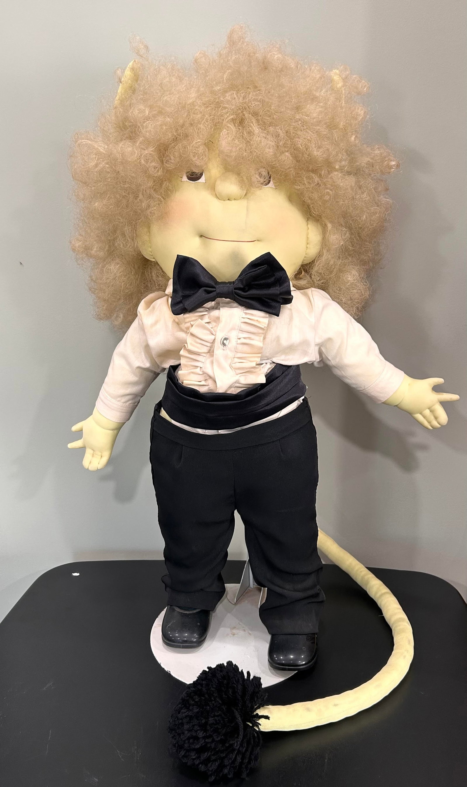 Custom 26" Doll by Malena Productions, Inc., Made in Dominican Republic, Signed, Numbered, w/Stand: Bidding on this item will be indication that the Bidder acknowledges that they have read and agreed to the Terms and Conditions posted to this Auction