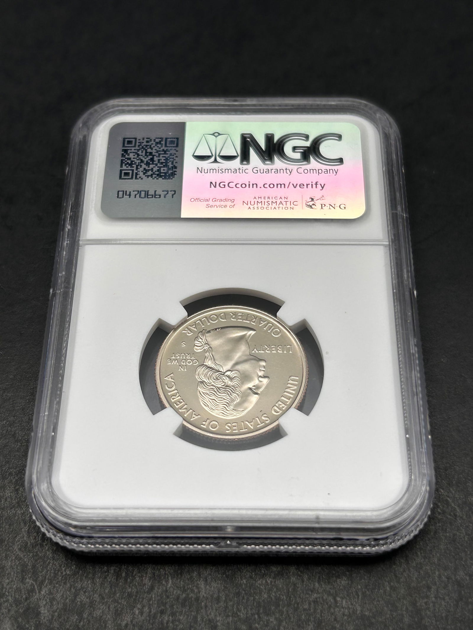 2000 S CLAD 25c NGC Graded Quarter, PF 69 Ultra Cameo, Maryland, The Old Line State (1 of 3)