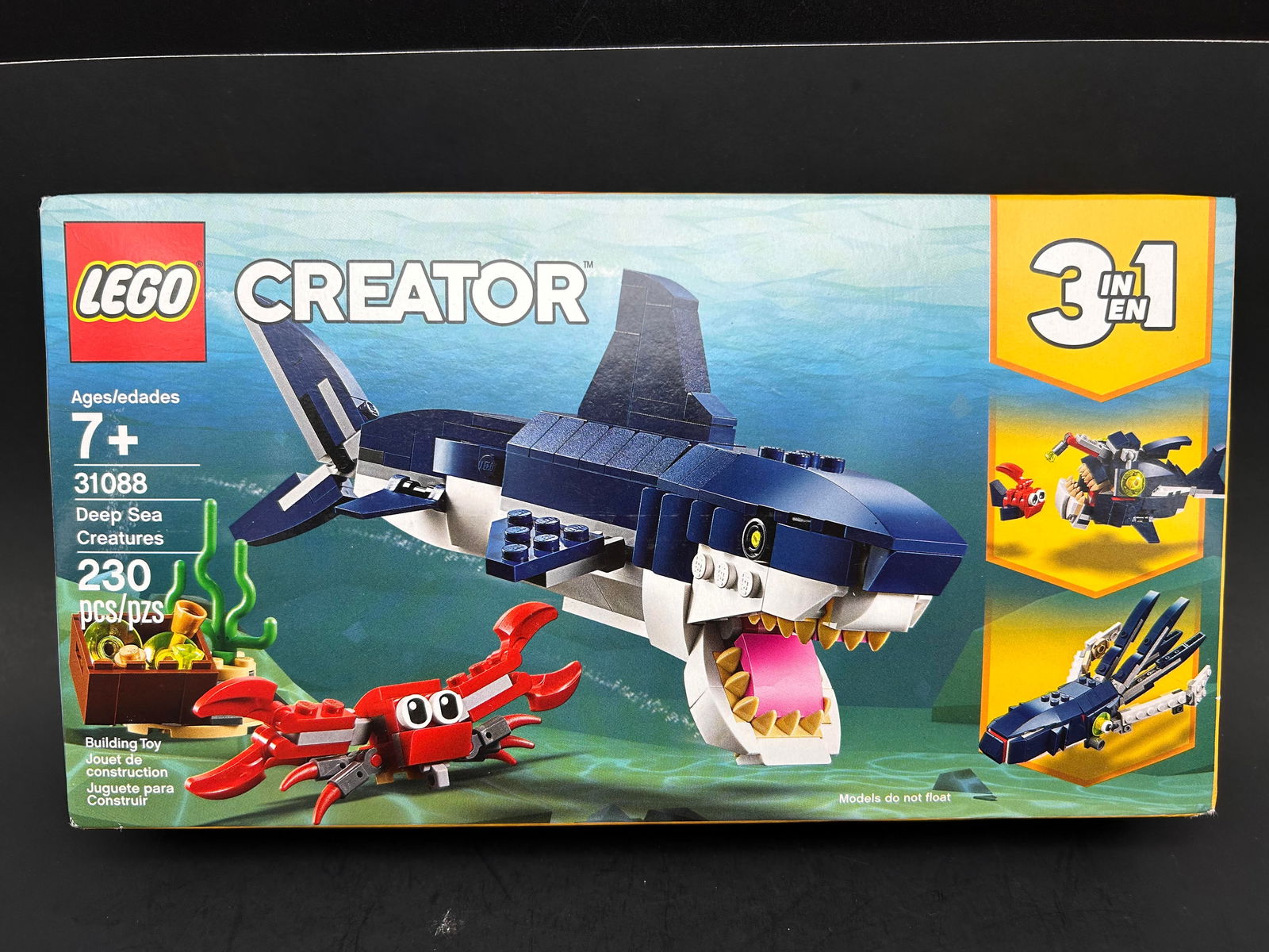 LEGO Creator 3-in-1 Set, No 31088, 230 pcs, Deep Sea Creatures, Box Unopened, NIB (1 of 4)