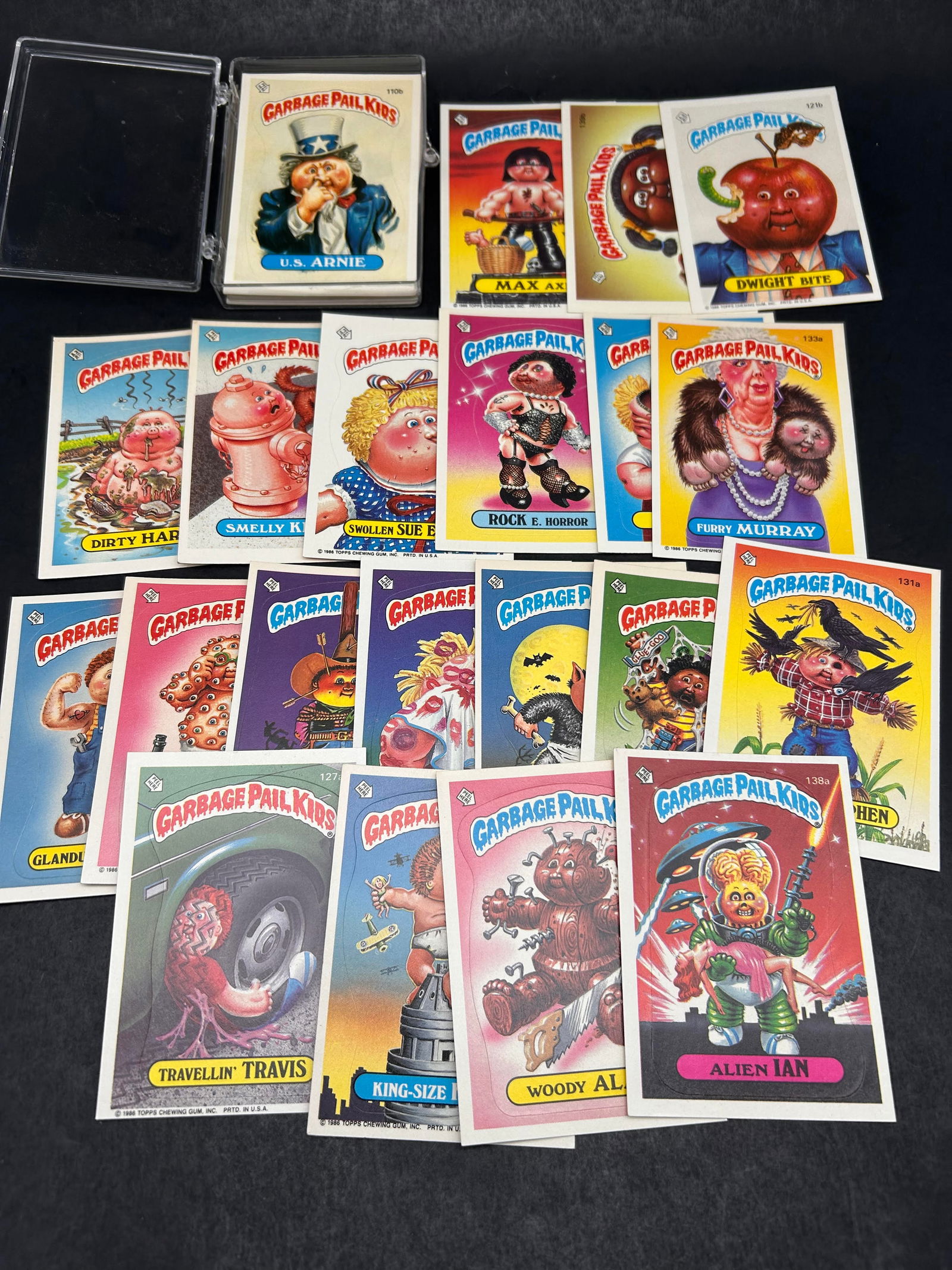 GARBAGE PAIL KIDS Card Collection, Stickers and Puzzle Pieces, 1986 Topps Chewing Gum Inc. (1 of 5)
