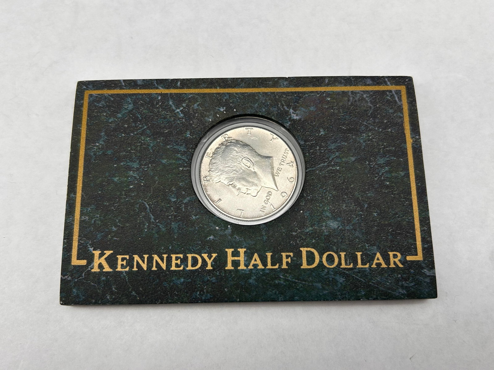 1964 Rare Inaugural Coin, 90% Silver Coin, Kennedy Half Dollar, Presentation Case (1 of 4)