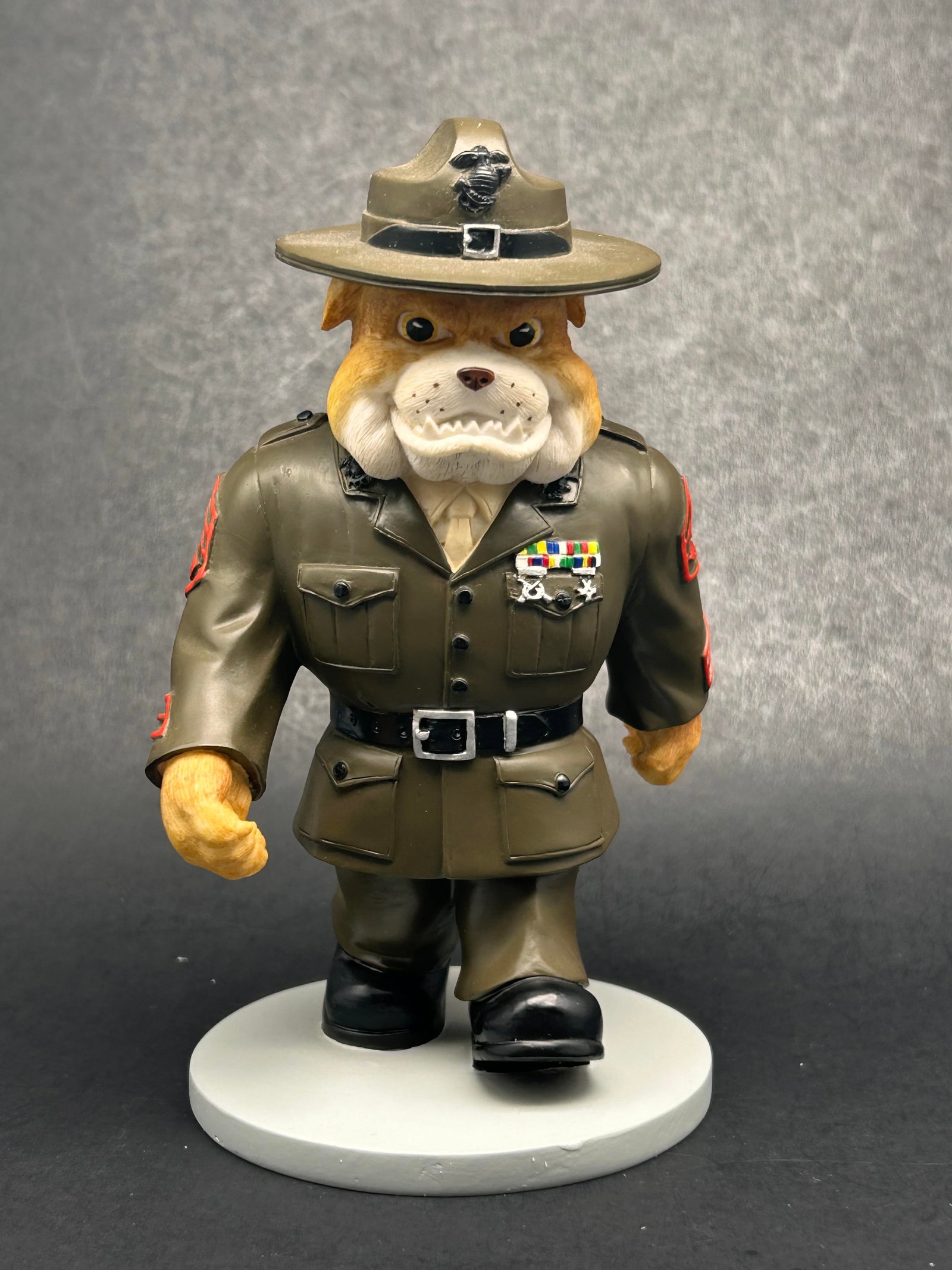 U.S.M.C. Barking Orders - USMC Ultimate Intimidator Hamilton Collection Numbered Figurine, with COA: Bidding on this item will be indication that the Bidder acknowledges that they have read and agreed to the Terms and Conditions posted to this Auction