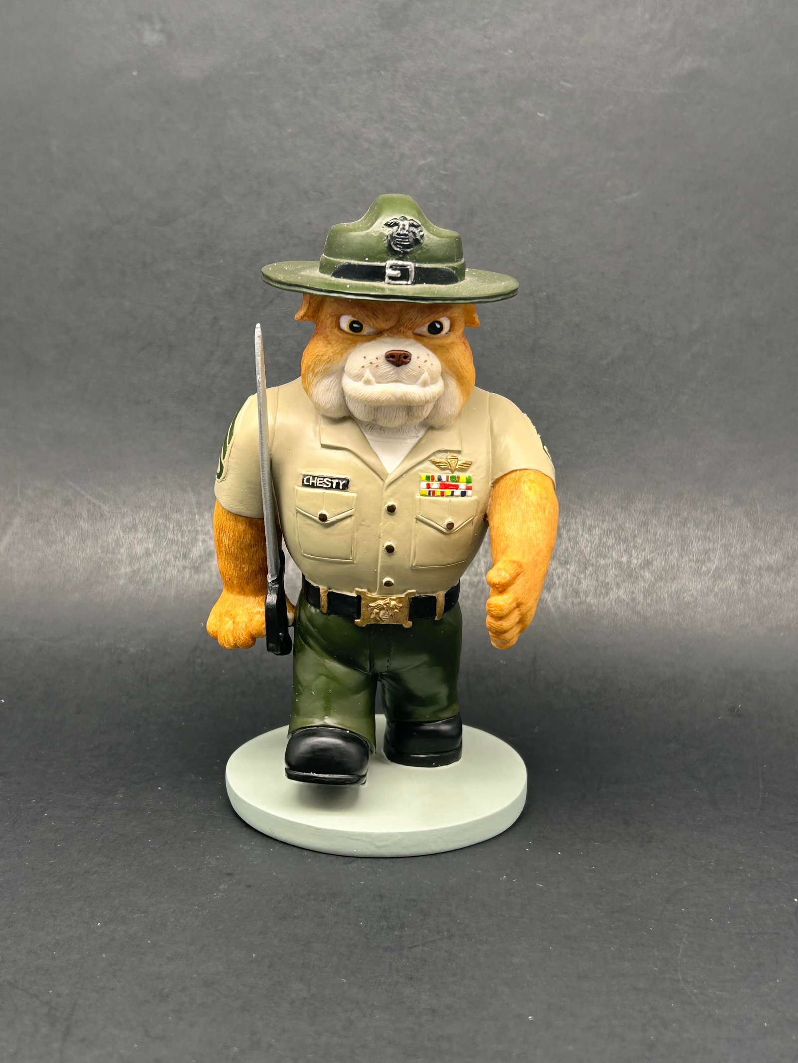 U.S.M.C. Barking Orders - Marching Orders, Hamilton Collection Numbered Figurine with COA: Bidding on this item will be indication that the Bidder acknowledges that they have read and agreed to the Terms and Conditions posted to this Auction