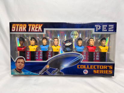 STAR TREK Limited Edition PEZ Collector's Series Set, 8 Dispensers and Candy, Unopened, Numbered: Bidding on this item will be indication that the Bidder acknowledges that they have read and agreed to the Terms and Conditions posted to this Auction