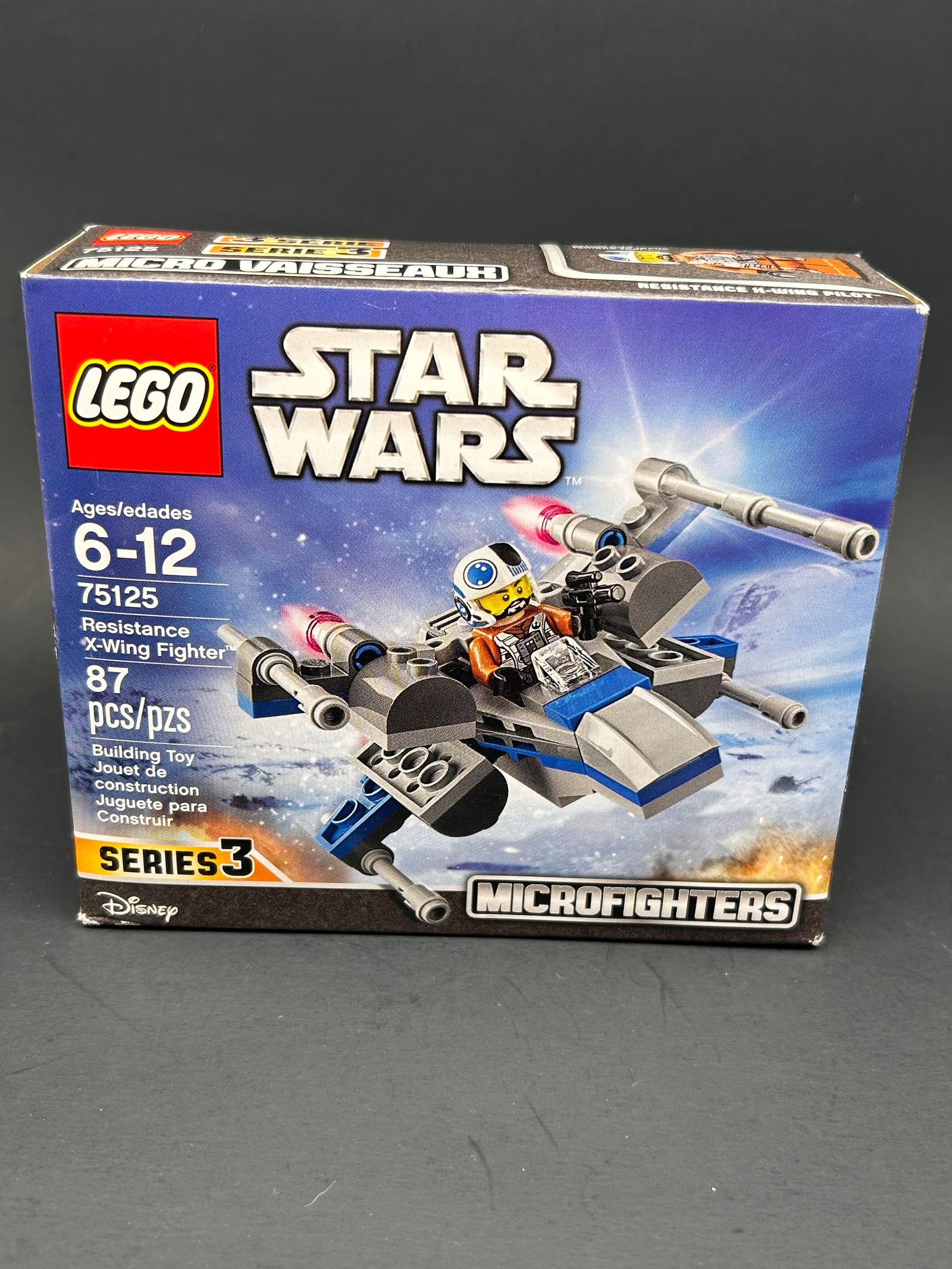 STAR WARS LEGO set - No 75125, Resistance X-Wing Fighter, Series 3 Microfighter, NIB (1 of 4)