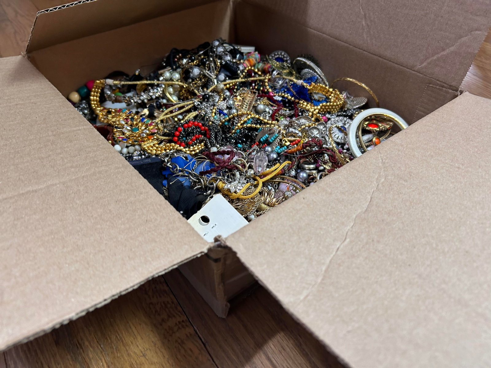 Over 6 Pounds of Fashion Jewelry, Many Wearable Pieces, Some for Repair/Craft/Parts, Box 13 x 11": Bidding on this item will be indication that the Bidder acknowledges that they have read and agreed to the Terms and Conditions posted to this Auction