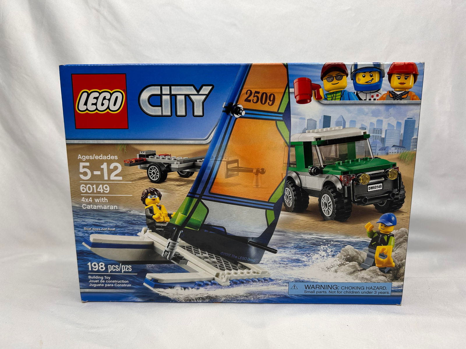 LEGO CITY Set 60149, 4 x 4 with Catamaran, Unopened, Box in Nice Shape, Minor Wear on Corners (1 of 5)