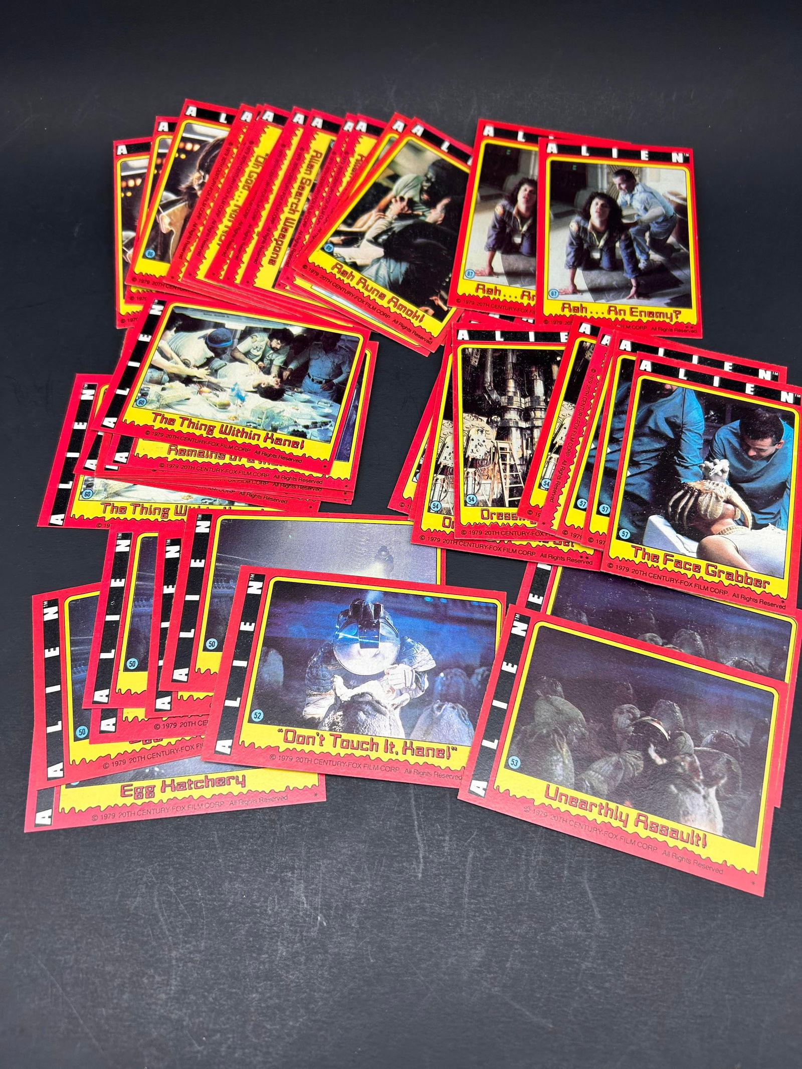 ALIEN 1979 Topps Movie Trading Cards, Scenes, Color Photos, Collectible (1 of 4)