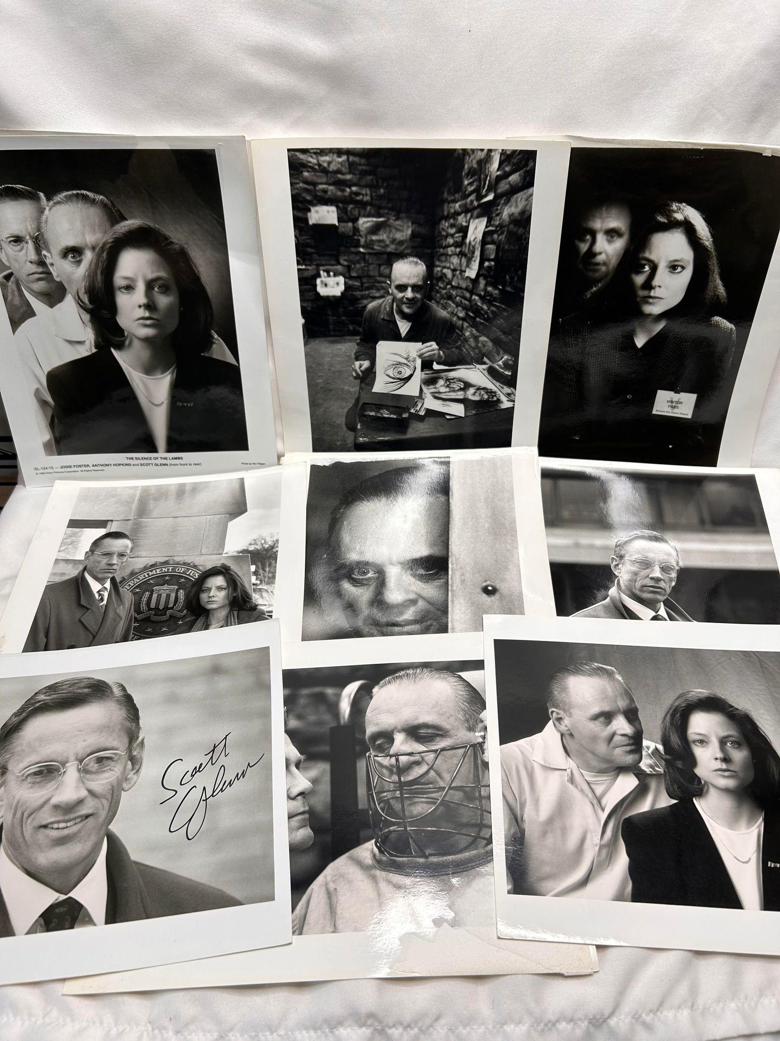 Silence of the Lambs 8 x 10"  Press Photos, 1990, Orion Pictures, Some Edges with Wear, Glue (1 of 8)