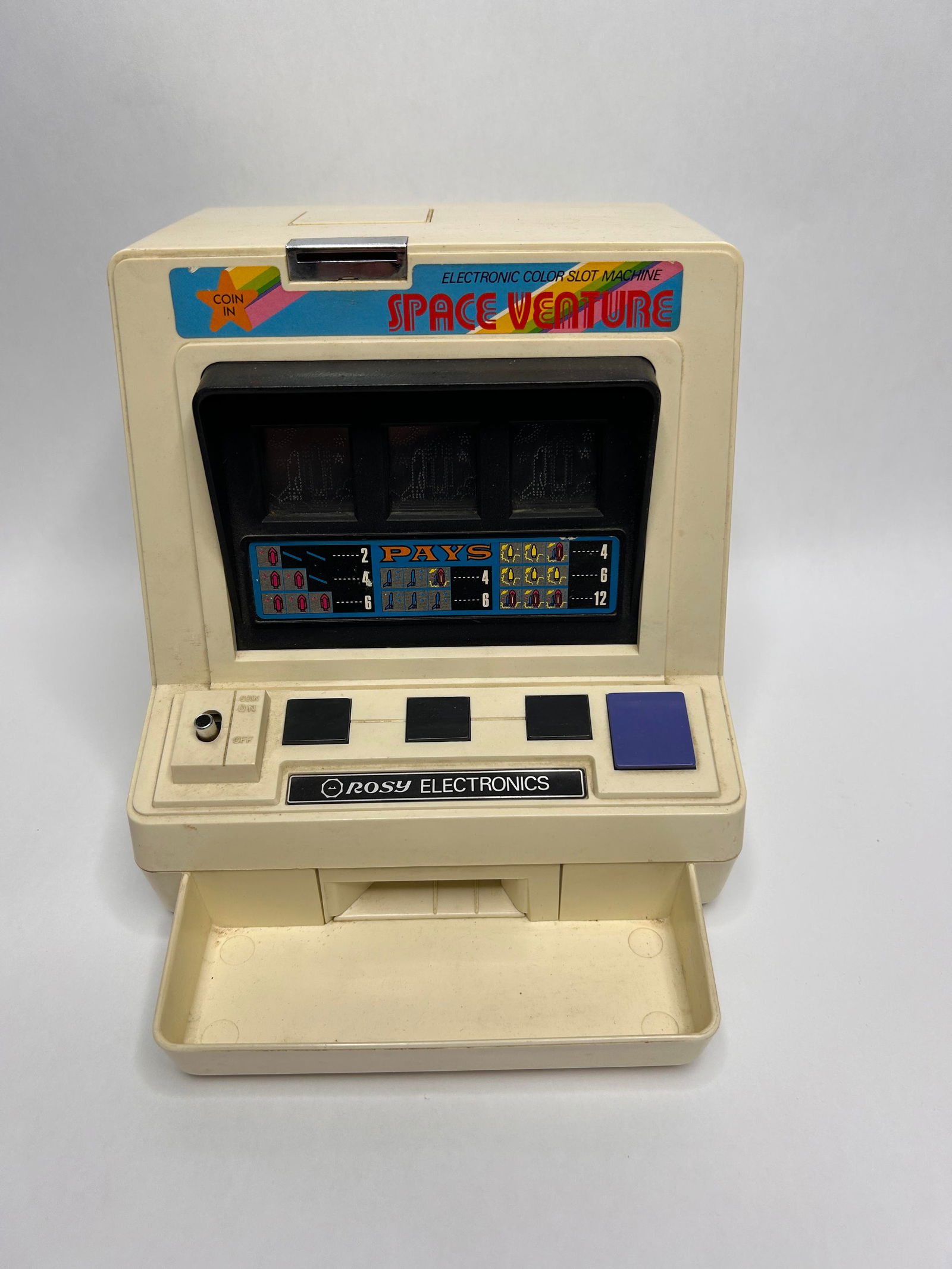 Rosy Electronics SPACE VENTURE 1984 Vintage Electronic Handheld / Tabletop Game Parts/Repair (1 of 7)