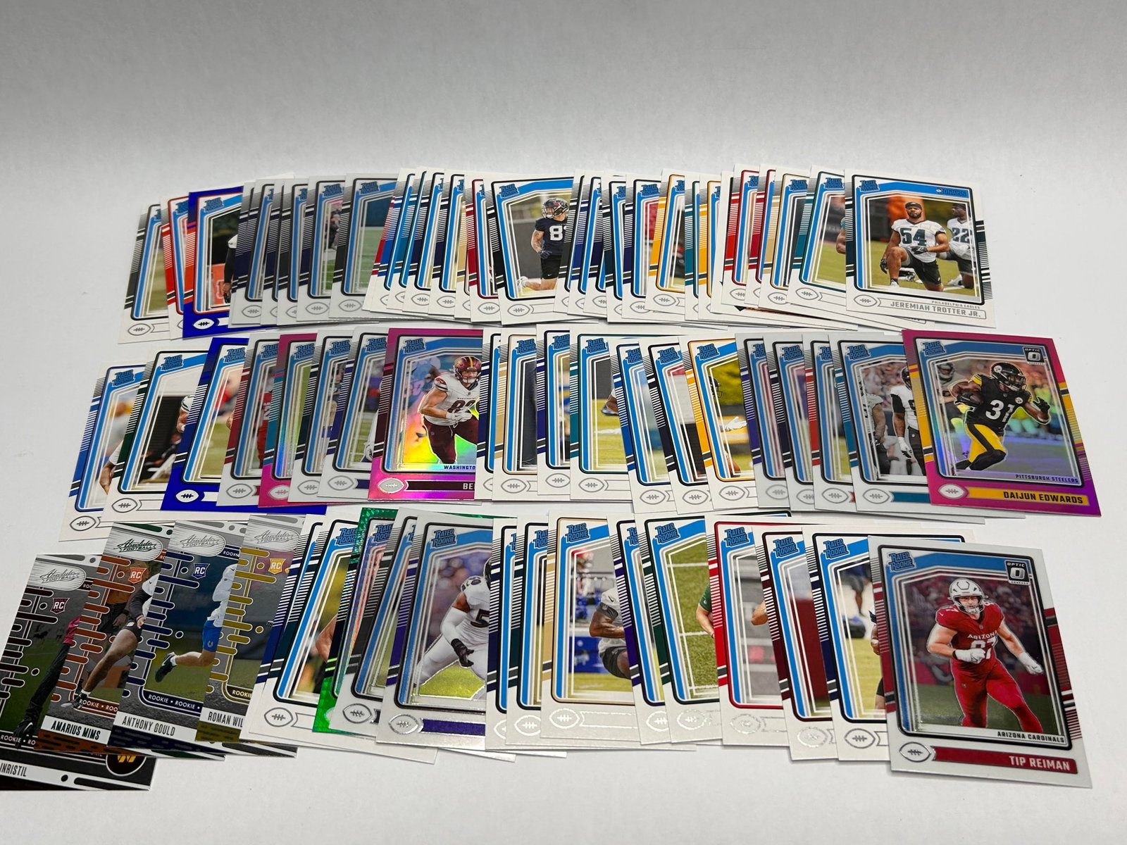 Don Russ Panini Optic Football Cards, NFL, Sports Trading Cards, Foil: Bidding on this item will be indication that the Bidder acknowledges that they have read and agreed to the Terms and Conditions posted to this Auction