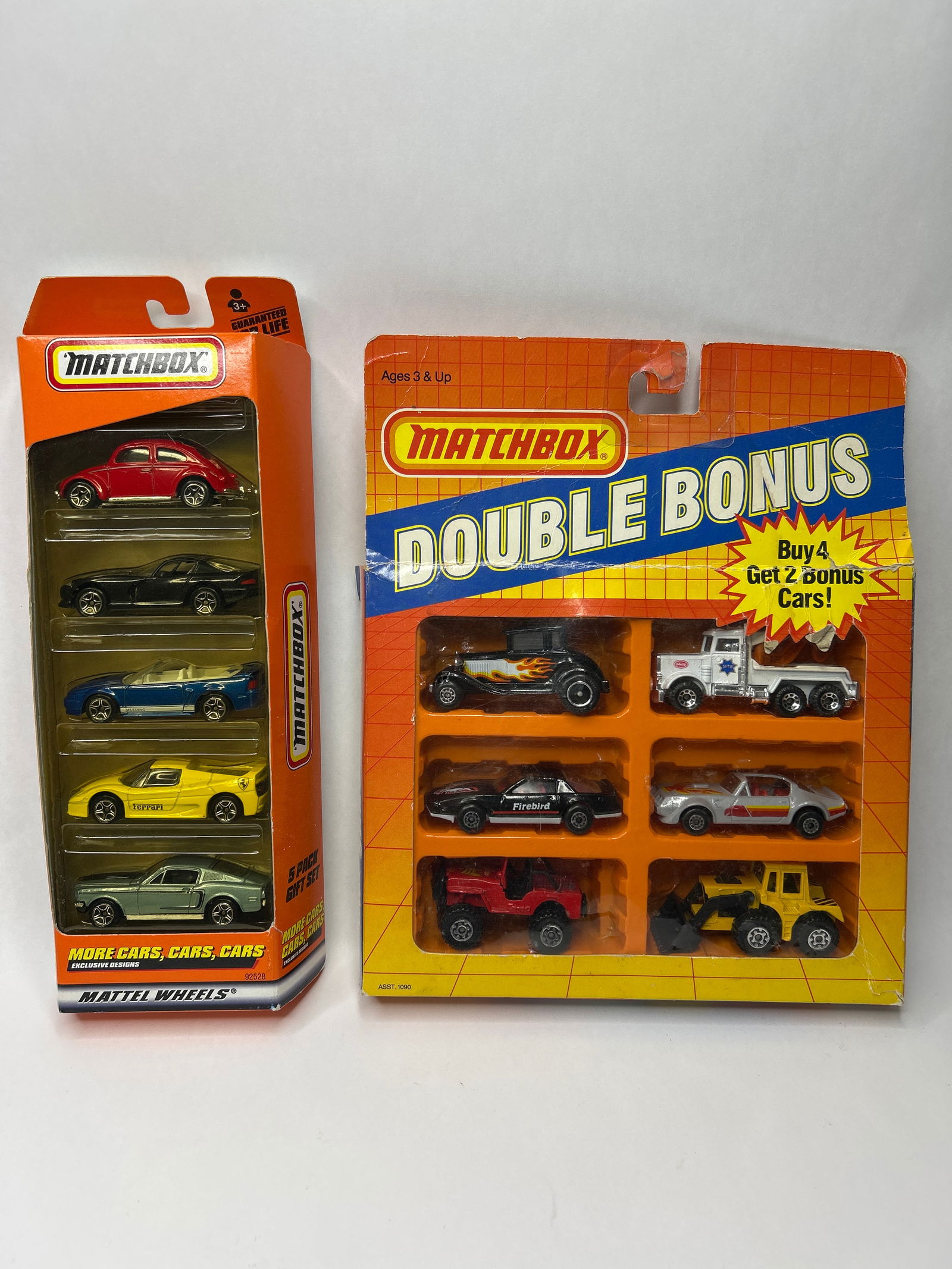 Matchbox Cars, New in Boxes, 5 pack Gift Set and Double Bonus Pack, Boxes Show Some Wear (1 of 4)